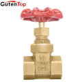 Gutentop USA Market Lead Free Brass 1 Inch F X F NPT 200WOG Thread Bronze or Brass Gate Valves